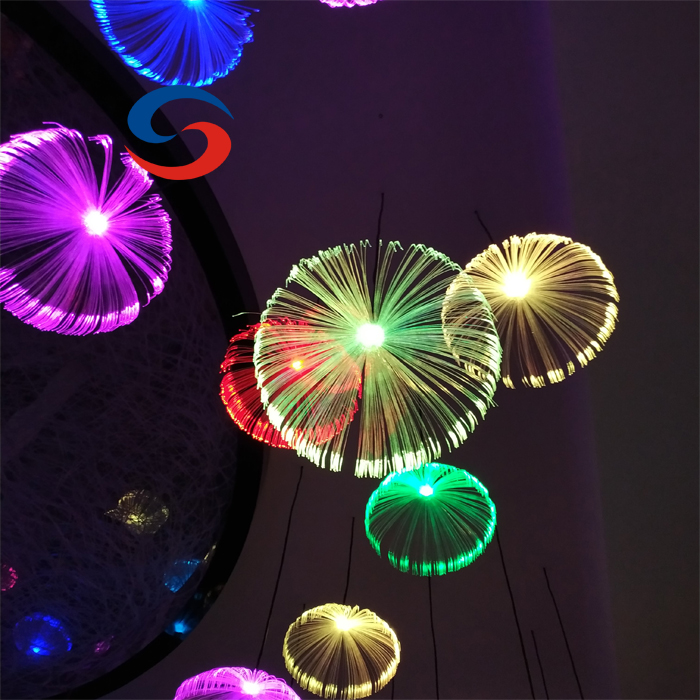 Jellyfish Fiber Optic Lights for Decorative Lighting