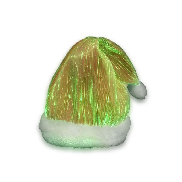 Fashion Fiber Optic Luminous Christmas Hat Cap - Image 4
