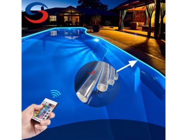 Pool Perimeter Decorative Clear Transparent Waterproof Fiber Optic Light Kit