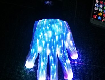 Luminous stylish cool gloves
