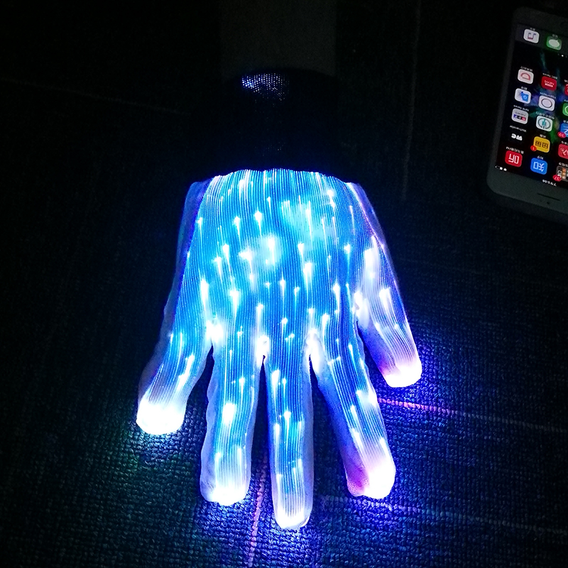 Luminous stylish cool gloves