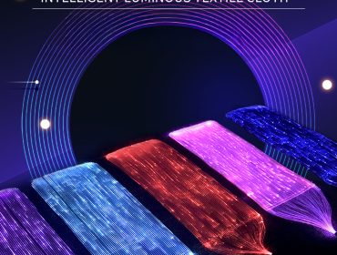 Color Changeable Led Optical Fiber Fabric Textile