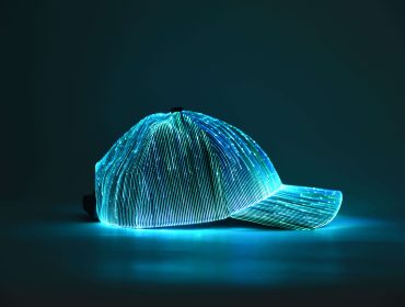 Glowing baseball cap
