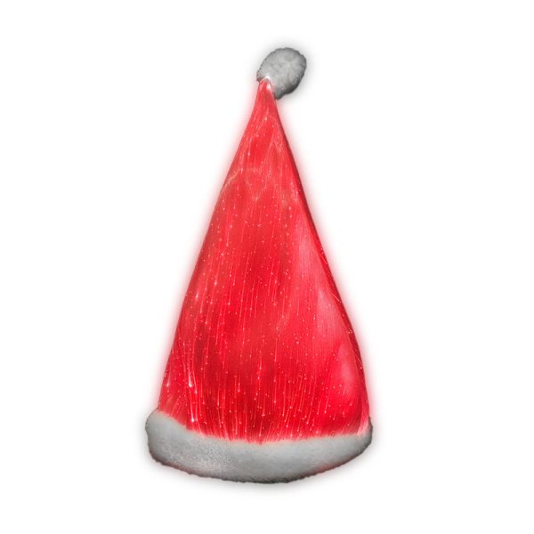 Fashion Fiber Optic Luminous Christmas Hat Cap