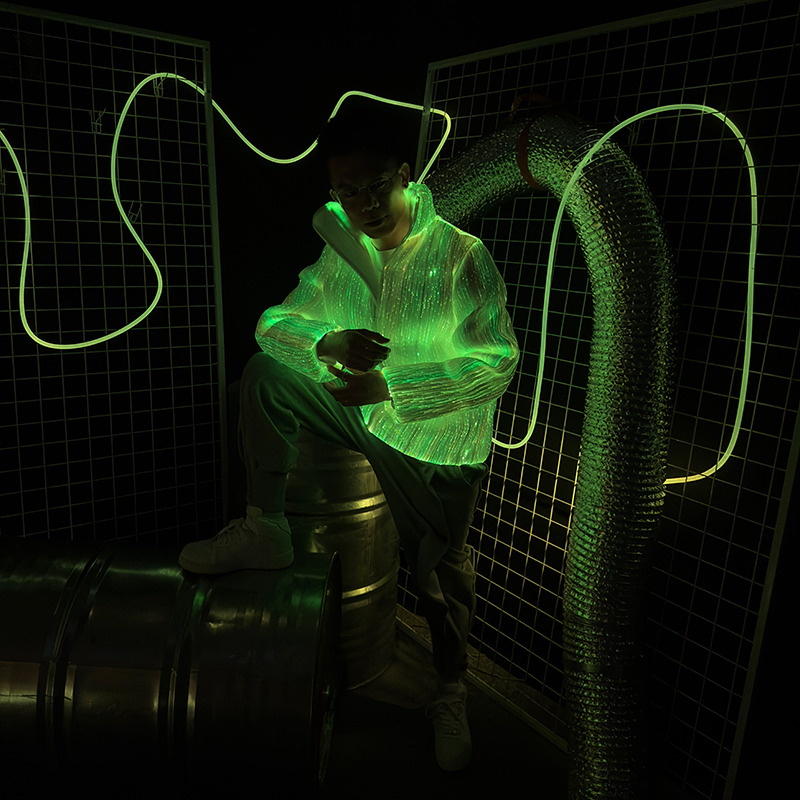 luminous down jacket