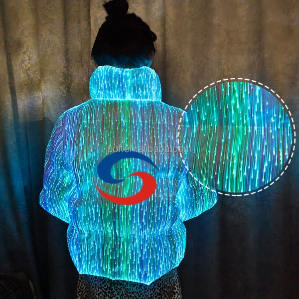 Winter Led Clothing Led Jacket Women Duck Down Jacket - Image 5