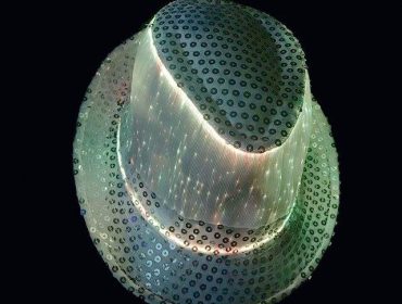 Fiber Optic Luminous Jazz Hat Cap