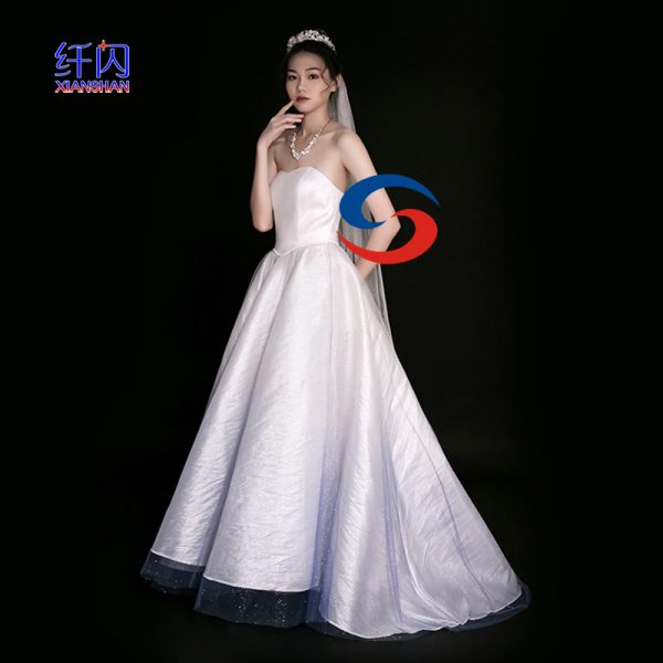 womans luxury LED Light Up Luminous Dress for Event Party Wedding - Image 3