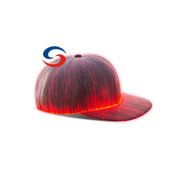 USB Charge Luminous Glow Rave Hat Lighted LED Hat Baseball Cap - Image 3