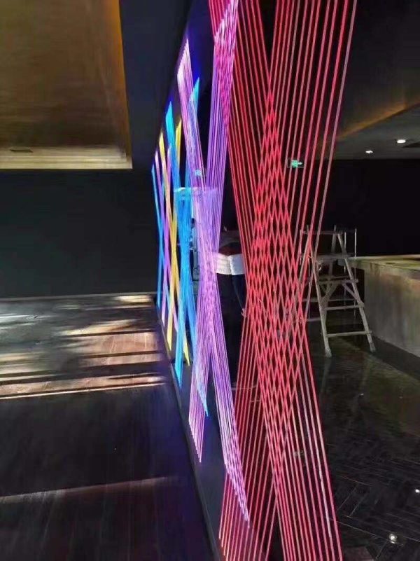 plastic fiber optic cable end glow fiber optic insulation section - Image 5