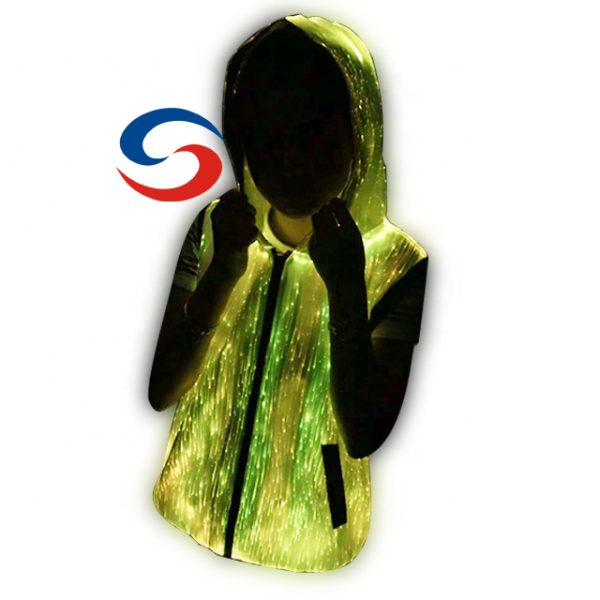 Fashion Luminous Sleeveless Hoodie for Unisex - Image 2