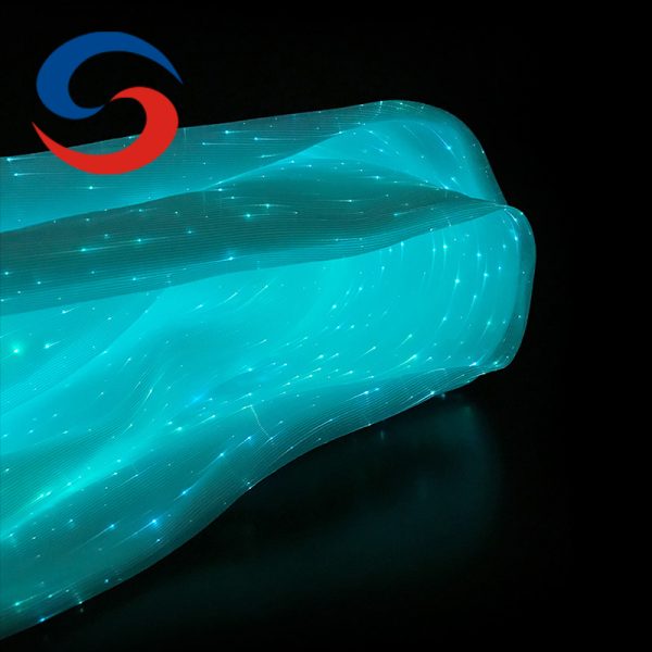Color Changeable Led Optical Fiber Fabric Textile - Image 3