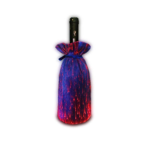 Color Changeable Rave Party Even Fiber Optic Luminous Red Wine Champagne Bottle Covers for Night Club Music Bar Pop Club - Image 2