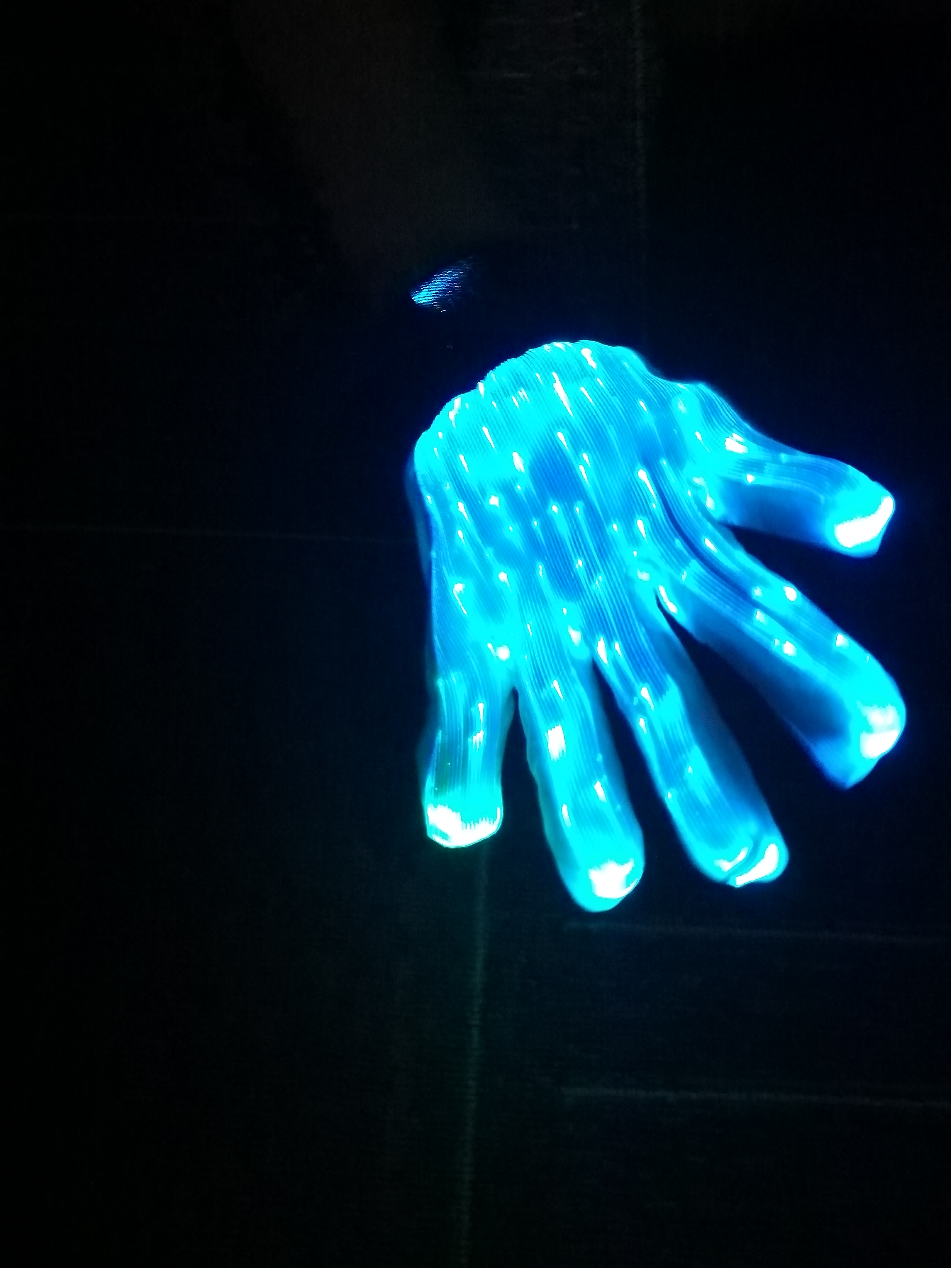 Fashion Luminous LED 7 Colors Glow in half-finger Gloves Unisex DJ Light Up Rave Fiber Optic Christmas Gloves - Image 12