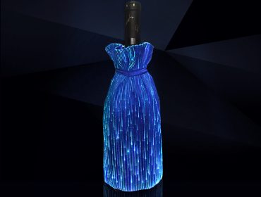 Luminous wine bottle cover