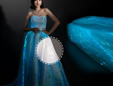 womans luxury LED Light Up Luminous Dress for Event Party Wedding