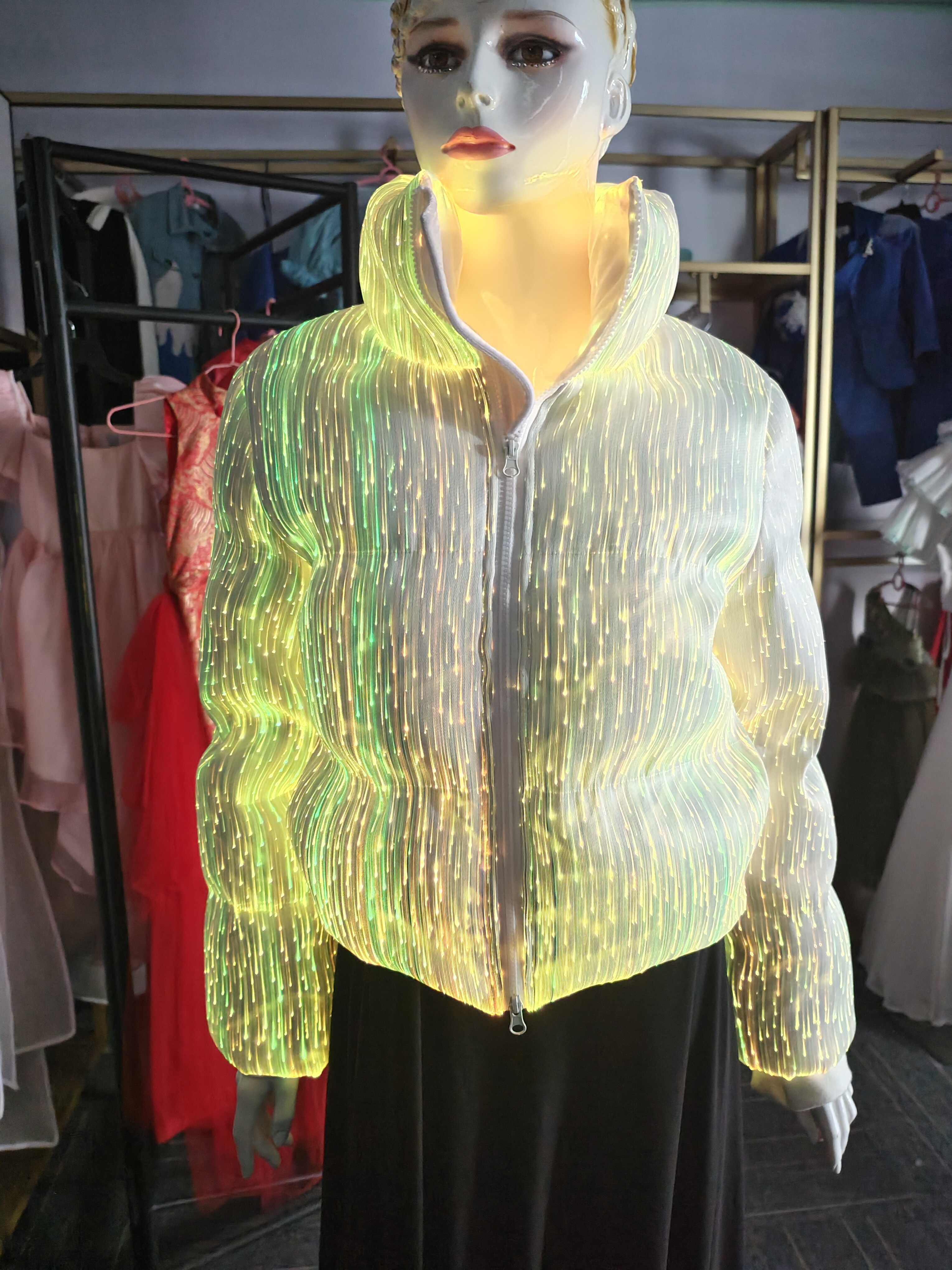 Winter Led Clothing Led Jacket Women Duck Down Jacket - Image 10