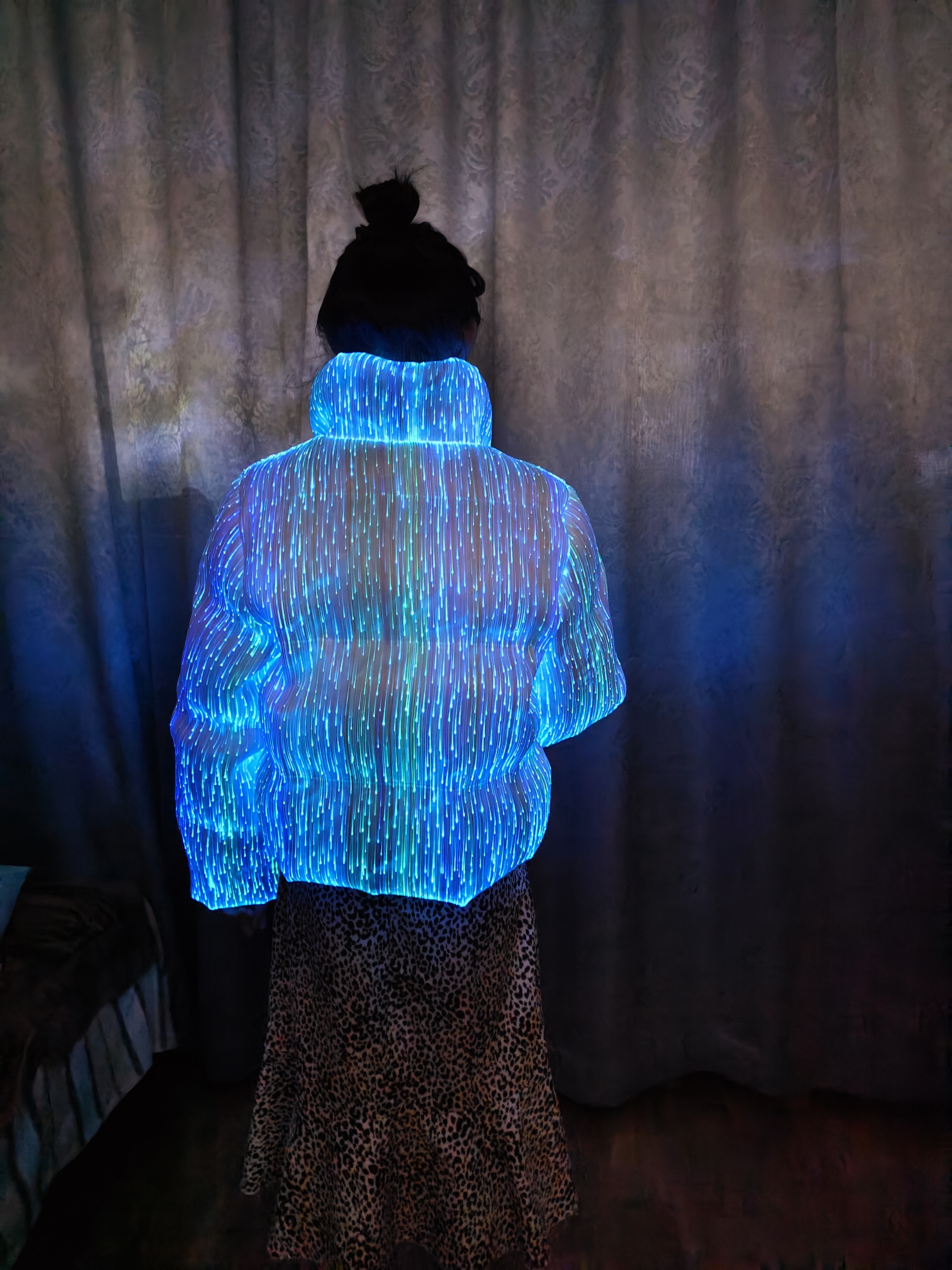 Winter Led Clothing Led Jacket Women Duck Down Jacket - Image 2