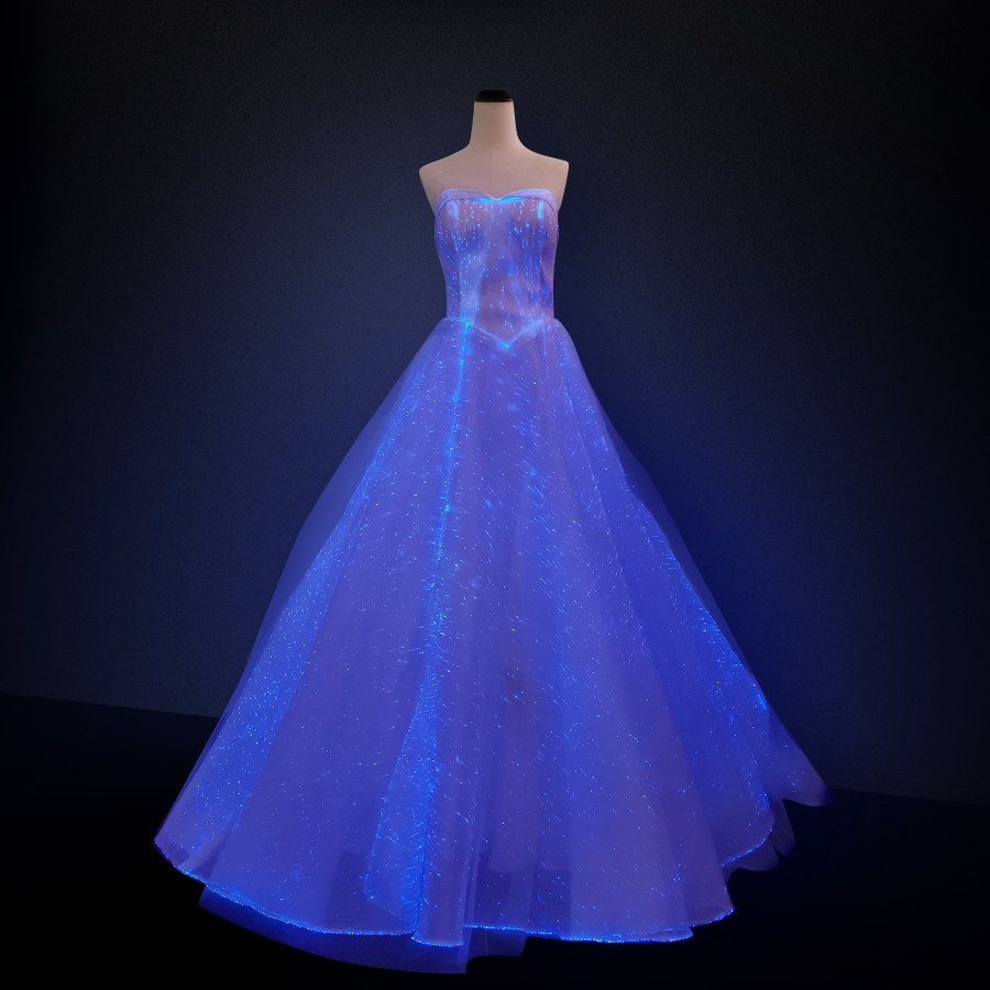 womans luxury LED Light Up Luminous Dress for Event Party Wedding - Image 12