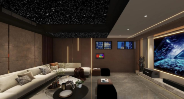 Optical fiber for lighting and decoration project cases