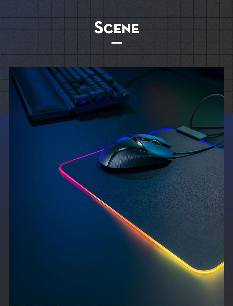 Luminous mouse pad