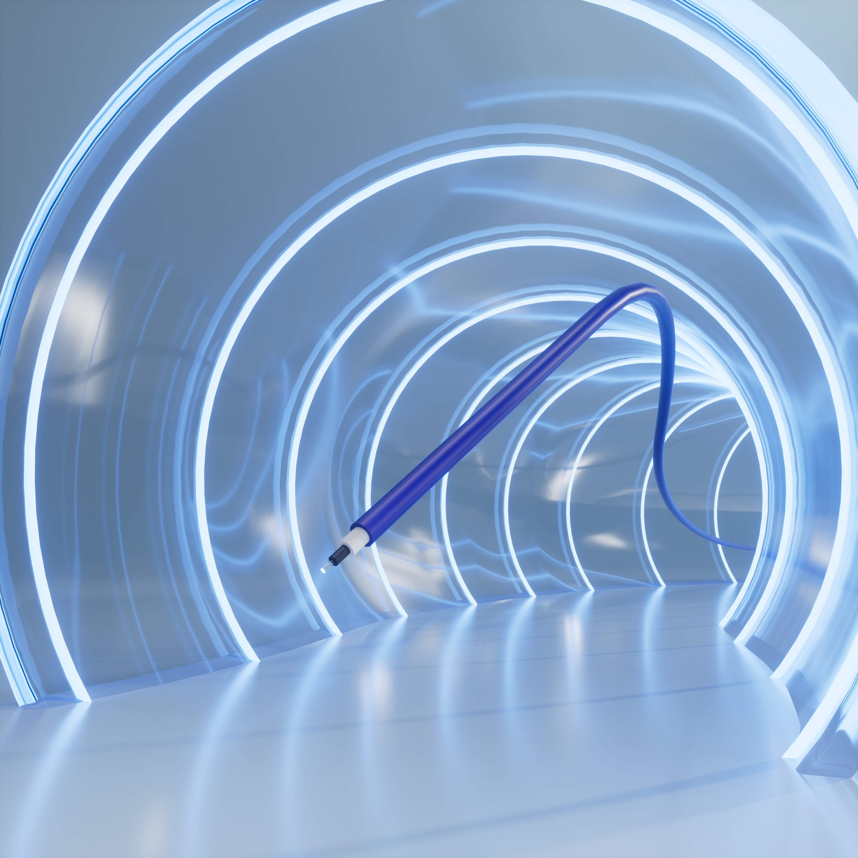 pvc fibre optic solid cable colorful sheathed fiber optic cable