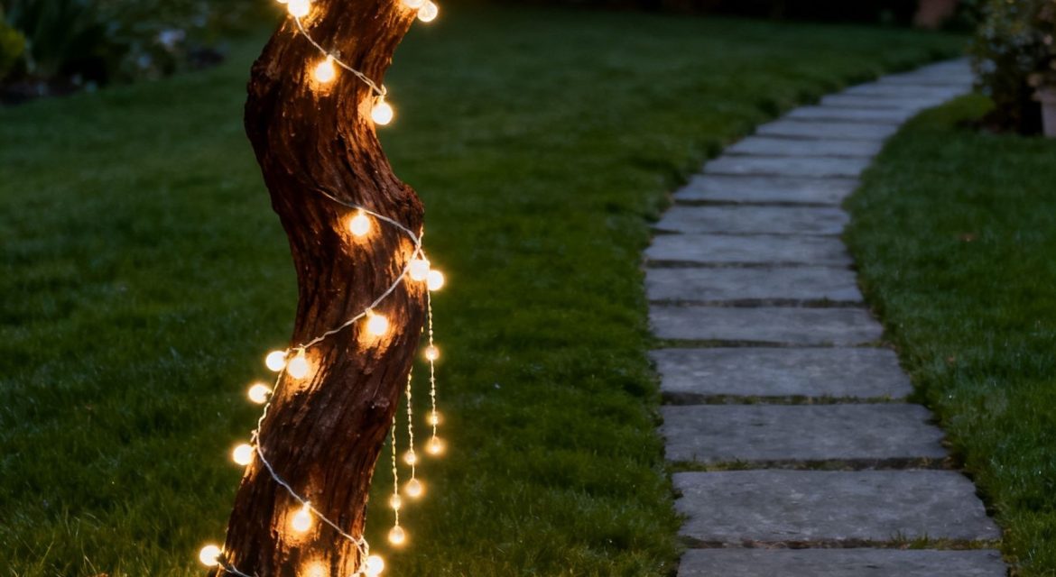 The warm lamp of the night tree