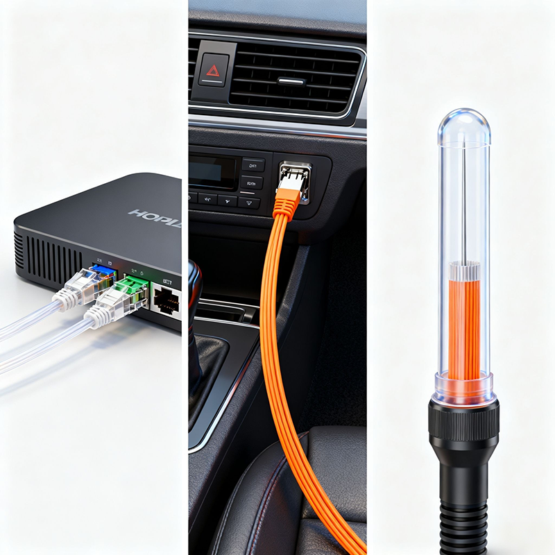 Three scenarios of optical fiber anti-interference