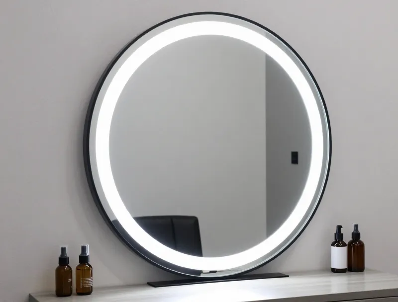 salon mirror lighting